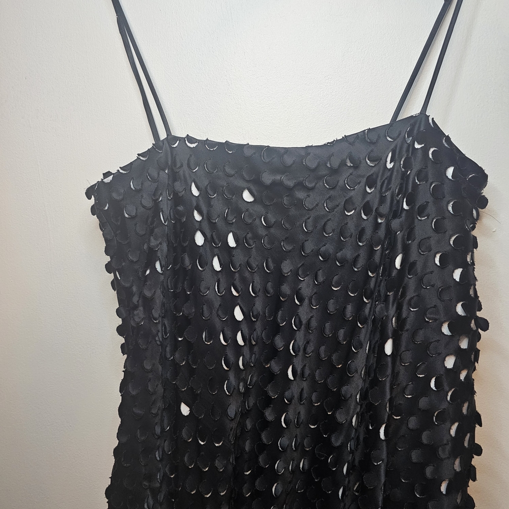 ​NWT Helmut Lang Hole Punch Bubble Dress Black Size 8 - Picture 8 of 15